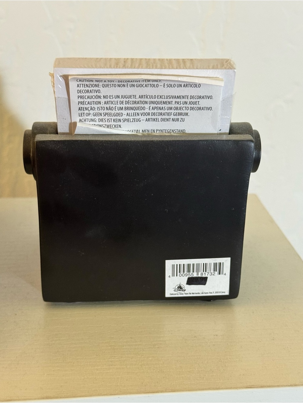 Disney Black Mini Typewriter with Red Walt Disney Studios Logo - Picture 2 of 2